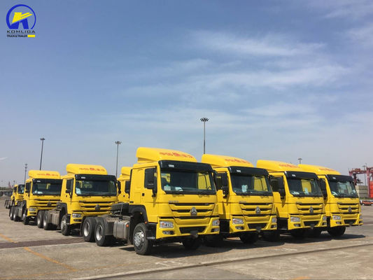 420 л. с. Дизельный Sinotruk HOWO 6X4 10 колесный трактор грузовик прицепная головка для конечных отраслей промышленности