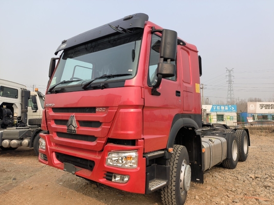 Sinotruk HOWO 6X4 тракторный грузовик с 10-колесным прицепом и двигателем D12.42-20
