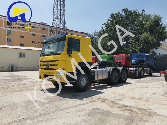 Настройка Использованный Sinotruk HOWO Тяжелый грузовик Тракторная головка прицепа с шинами ECE