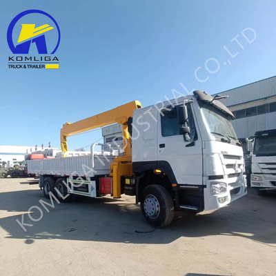 Подержанный грузовик Sinotruk 6X4 HOWO с монтированным краном в хорошем состоянии и по доступной цене