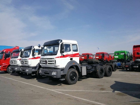 Beiben Tractor Head 6X4 3 оси с системой рулевого управления Zf8098 и скоростной коробкой передач 12js200t