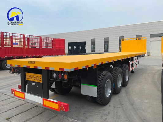 3 оси 25тонный Sinotruk Flatbed Semi-Trailer с контейнерным замком