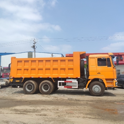 6X4 Подержанный грузовик Shacman с дизельным двигателем 380 л.с. и гидравлической системой по доступной цене