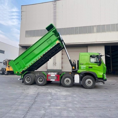Настройка 420 л.с. Sinotruck 12 колес 40тон 50тонна Tipper Использованный HOWO 8X4 Дамп-Трак