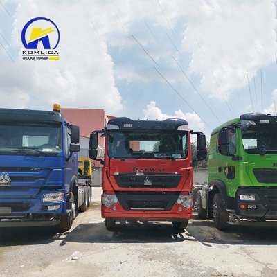 6.5 Соотношение скорости Сино грузовик HOWO 6X4 Главный двигатель прицепная головка тракторный грузовик с деталями