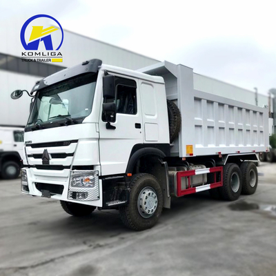 Белый буксир HOWO A7 336HP 371HP Лево-правое управление для обработки сыпучих материалов