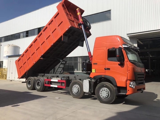 371HP Sinotruck 40 тонн 12 шины HOWO Дампер грузовик с фотоаппаратом заднего вида и синим цветом