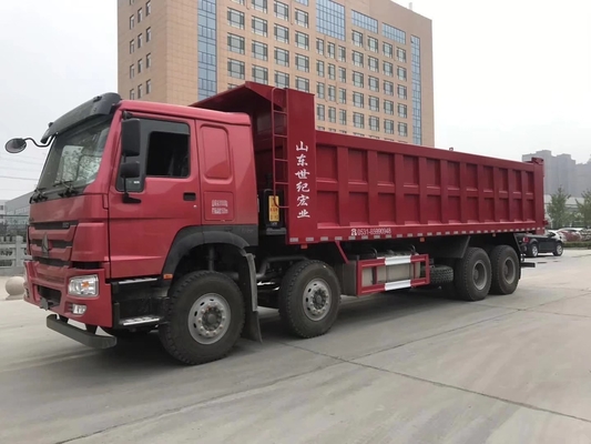 ISO сертифицированный 12-колесный 8X4 Sinotruck 40 кубических метров наклона грузовик с передней осью Hf9