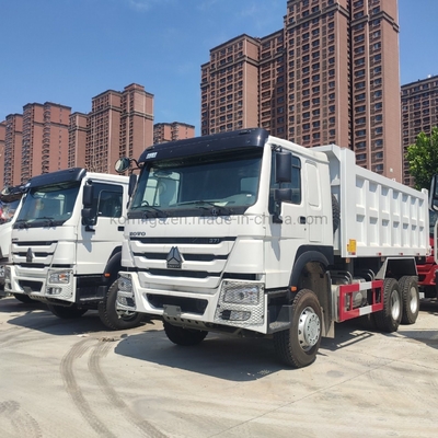 Использованный Sinotruk HOWO Дэмп-Тран 371HP 336HP 30 тонн грузоподъемности шины 10 1 запасной
