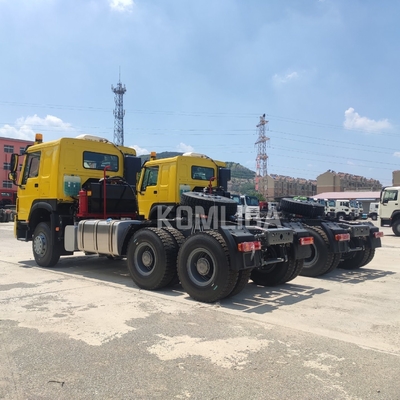 6X4 HOWO плоский прицеп тракторный грузовик для Мьянмы Zf рулевое управление и 420 л.с.