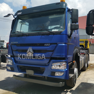 Дизайн радиальной шины и коробка передач Hw19710 Sinotruk 6X4 HOWO Контейнерный грузовик