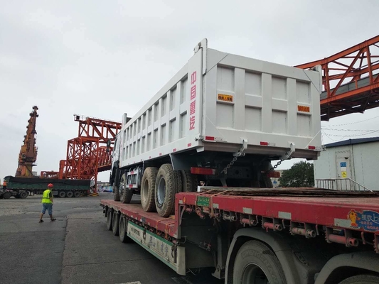 Оригинальный Shacman Sinotruk Использованный HOWO Эфиопия Грузовик 8500*2500*3400 мм Моторная емкость &gt;8L