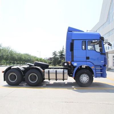 351-450 л.с. Shacman 6X4 Терминал Контейнерный грузовик Headm Коэффициент скорости 5.45 с производительностью