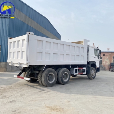 6X4 Использованный Sinotruk HOWO Дэмп-Трак / Tipper 371HP 375HP с одной спальной кабиной и кондиционером