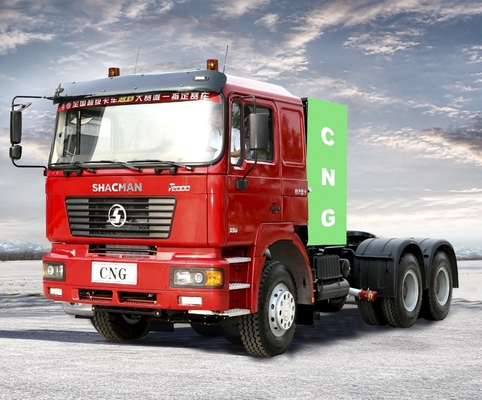 Euro 2 380hp 420hp 6*4 Shacman CNG тракторный грузовик для транспортных нужд