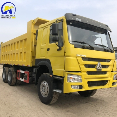 6X4 371HP Sinotruck HOWO Dump Truck с конструкцией радиальных шин и двигателем большой мощности