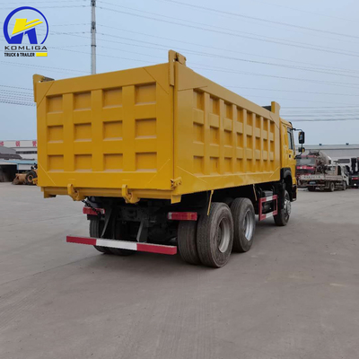6X4 371HP Sinotruck HOWO Dump Truck с конструкцией радиальных шин и двигателем большой мощности