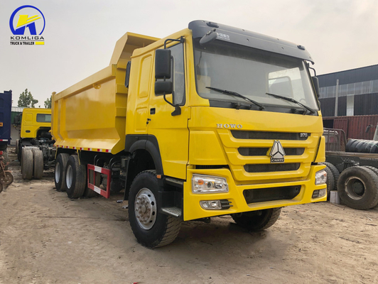 6X4 371HP Sinotruck HOWO Dump Truck с конструкцией радиальных шин и двигателем большой мощности
