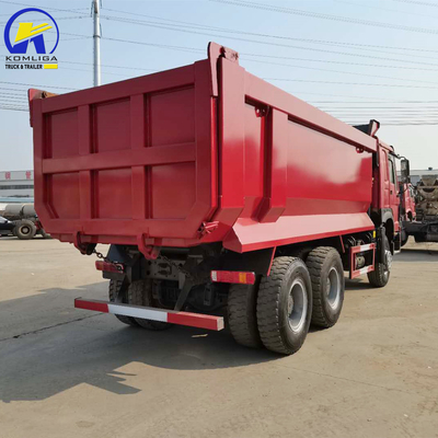 Нигерия Гана HOWO 375HP Использованный Sinotruk Dump Truck с кабиной Hw76 и 351-450 лошадиных сил