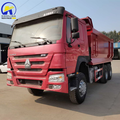 Нигерия Гана HOWO 375HP Использованный Sinotruk Dump Truck с кабиной Hw76 и 351-450 лошадиных сил