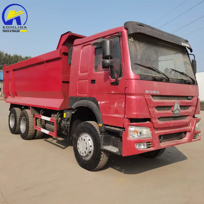 Нигерия Гана HOWO 375HP Использованный Sinotruk Dump Truck с кабиной Hw76 и 351-450 лошадиных сил