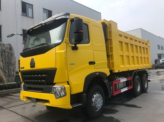 Дизайн радиальной шины 420 л. с. 371 л. с. Sinotruk HOWO A7 Tipper Truck 6X4 Euro 2 Стандарт выбросов