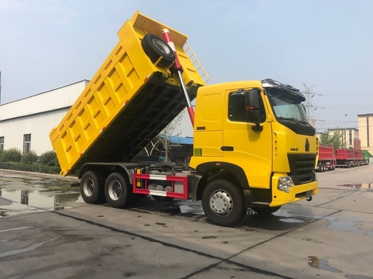 Дизайн радиальной шины 420 л. с. 371 л. с. Sinotruk HOWO A7 Tipper Truck 6X4 Euro 2 Стандарт выбросов