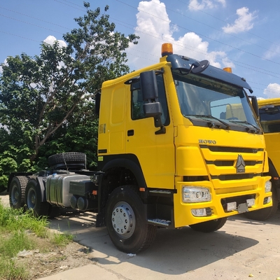 Hw76 Cab HOWO Использованная головка трактора 3 оси 6X4 для в пределах вашего бюджета 6800 * 2500 * 3200 мм