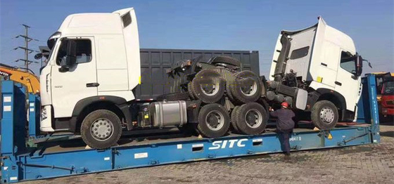 6X4 Sinotruk HOWO Трактор грузовик голова с 400L Алюминиевый нефтетанкер