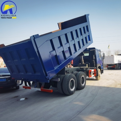 Ручная коробка передач 375 л.с. Sinotruk 6X4 Dump Tipper Truck с грузоподъемностью 16 тонн