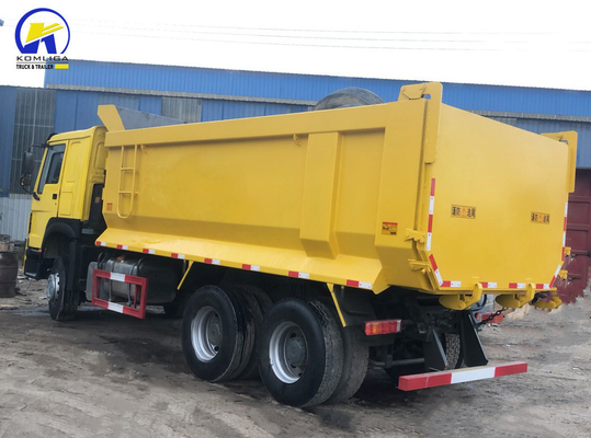 Использованный Sinotruk HOWO 375HP Дэмп-Трак с высокой мощностью 351-450 лошадиных сил в хорошем состоянии