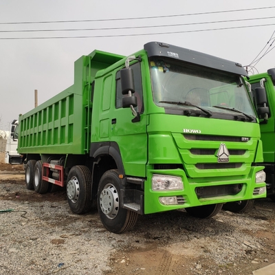 Стандарт выбросов Евро 2 Использованный Sinotruk HOWO 375HP Дэмпинг с радиальными шинами 1200r20