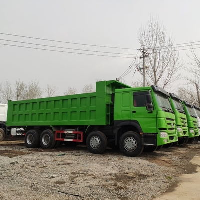 Стандарт выбросов Евро 2 Использованный Sinotruk HOWO 375HP Дэмпинг с радиальными шинами 1200r20