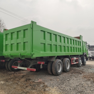 Стандарт выбросов Евро 2 Использованный Sinotruk HOWO 375HP Дэмпинг с радиальными шинами 1200r20