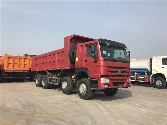 Sinotruk HOWO 8X4 371HP Тяжелый грузовой грузовик с наклоном с стандартом выбросов Евро 2