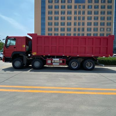 21-30 т Вместимость груза 10 1 запасная шина 12 колес Sinotruk HOWO 8X4 Дамп-грузовик