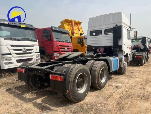 Shacman 6X4 Трактор прицеп головной грузовик с задней осью Человек 16 тонн двухступенчатый редуктор