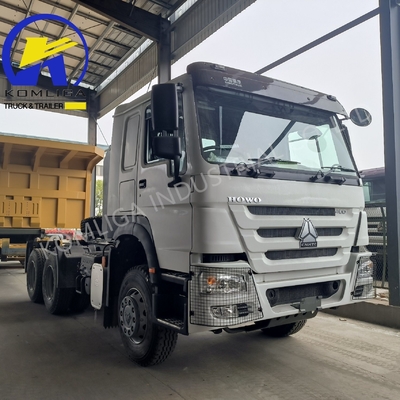 Тяжелый грузовик HOWO 6X4 10 колесный использованный главный двигатель тракторная головка грузовик с настройкой