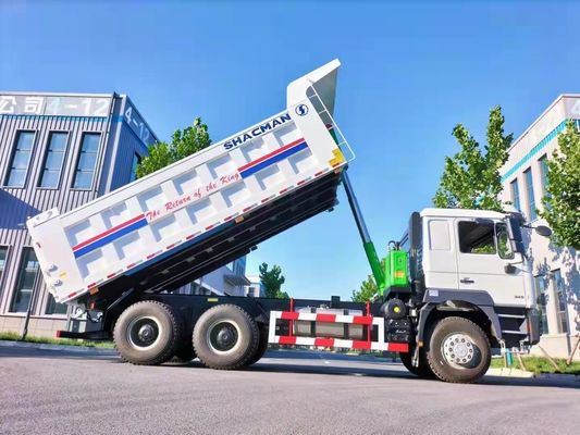 6X4 тяжелый грузовик Shacman Tipper Dump Truck с грузоподъемностью 9 тонн передняя ось
