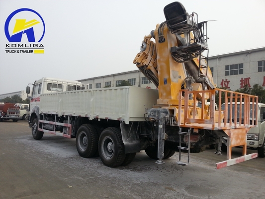Zz3257n3847A 10-50 тонн гидравлический грузовик крана с 300L топливный танкер и производительность
