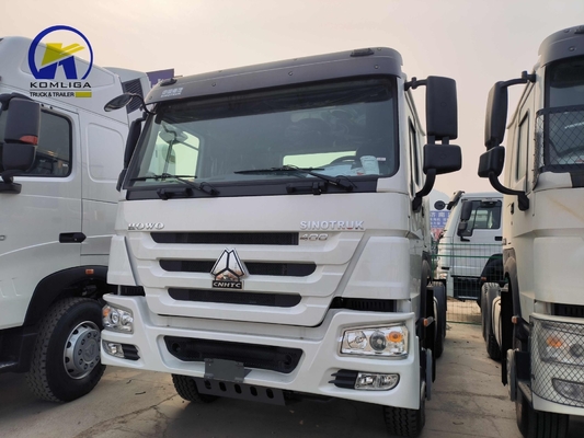 Sinotruk HOWO Грузовик 6X4 10 колес Подержанный тракторный грузовик с 400-литровым алюминиевым танкером