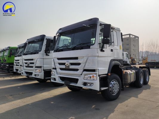 420 л. с. Дизельный Sinotruk HOWO 6X4 10 колесный трактор грузовик прицепная головка для конечных отраслей промышленности