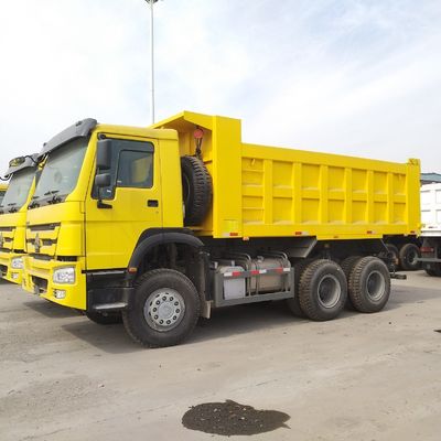 Красный Sinotruk HOWO 10 колесный грузовик для Afria 20cbm ведро размеры 5600X2300X1500