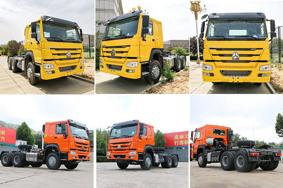16 тонн Задняя ось Sinotruk HOWO 6X4 Трактор Грузовик Контейнерный трейлер Дамп Скелетный грузовик