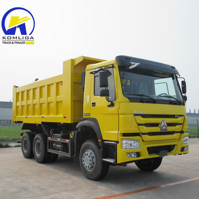Использованный 6X4 класс 371HP 375HP Sinotruck HOWO Tipper Dump Truck с радиальным дизайном шин