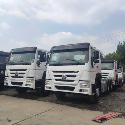 Африка Использованный Sinotruk HOWO 371HP 420HP 6X4 Прицепная головка Трактор Лошадь Наклонитель Тракторный грузовик