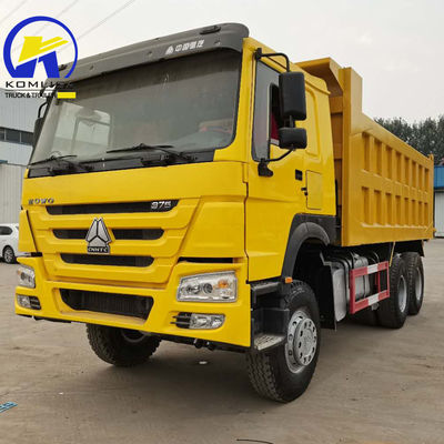 Использованный 6X4 класс 371HP 375HP Sinotruck HOWO Tipper Dump Truck с радиальным дизайном шин