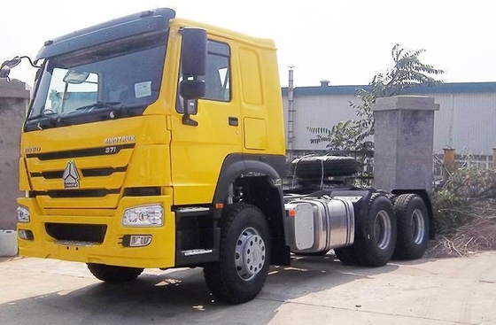 Дизайн радиальной шины 371 л. с. Использованный Sinotruk HOWO 6*4 тракторный грузовик с 9 тонной передней осью