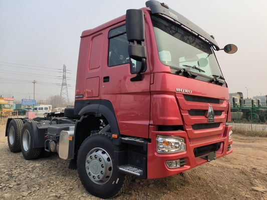 Sinotruk HOWO 6X4 тракторный грузовик с 10-колесным прицепом и двигателем D12.42-20