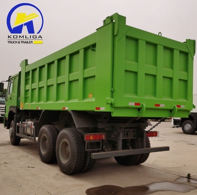 351-450hp Sinotruck HOWO Подержанный 6X4 20cbm Hyva подъемный грузовик с 2 комплектами задней оси